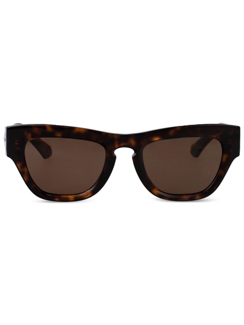 Burberry Eyewear Zonnebril met vierkant montuur Bruin