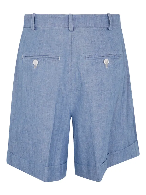 レア　polo ralph lauren シャンブレー　ハーフパンツL usa製 Polo Ralph Lauren シャンブレー ショートパンツ | ブルー | FARFETCH JP