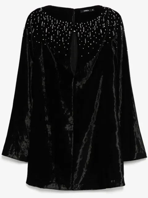 Amen velvet short dress