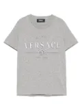 Versace Kids Versace Logo T-shirt - Grey