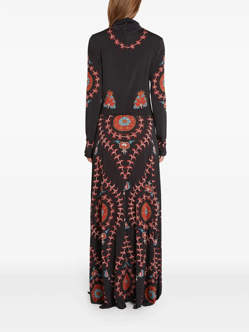 Giambattista Valli Silk Road maxi-jurk Rood