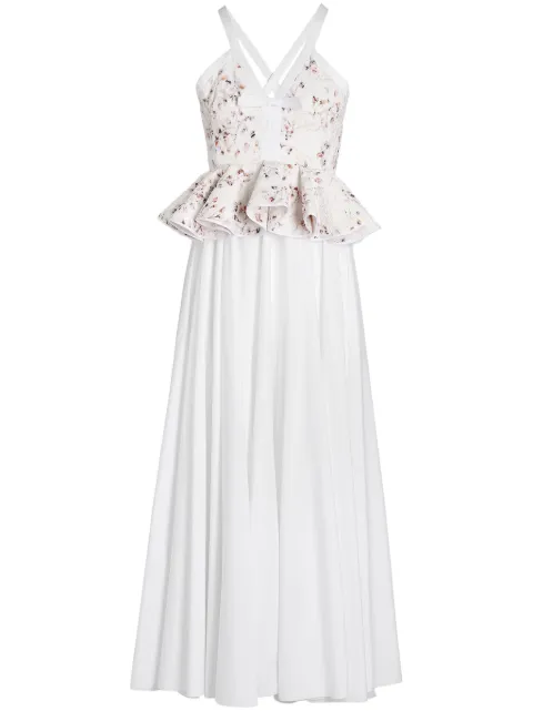 Giambattista Valli floral-jacquard maxi dress