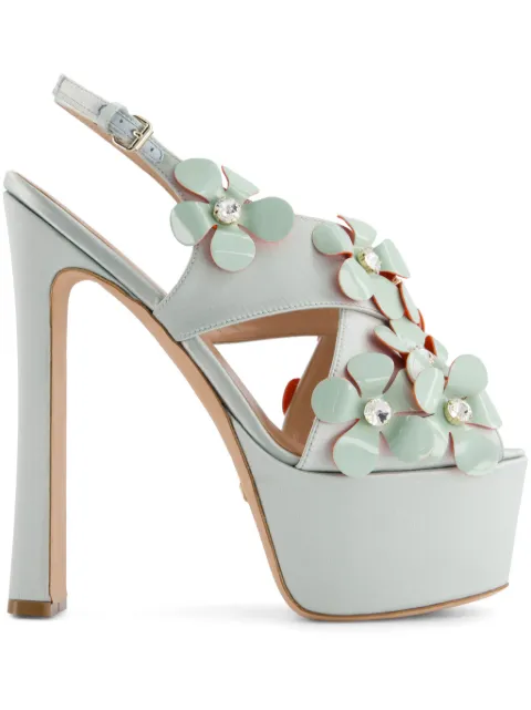 Giambattista Valli sandalias con apliques de flor