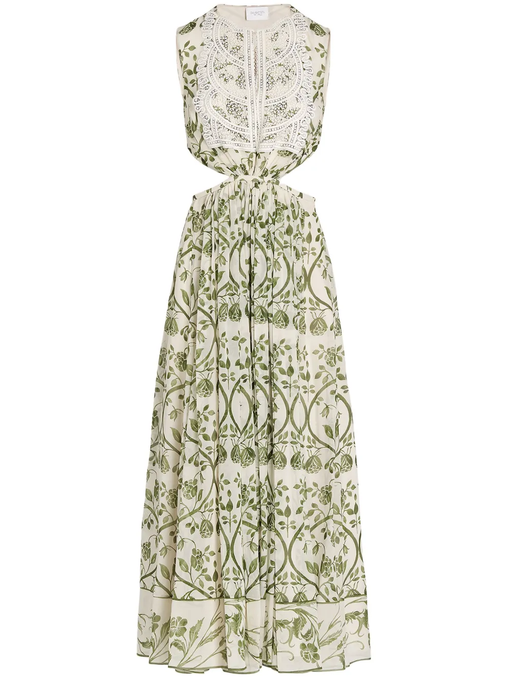 Giambattista Valli Jurk met print Groen