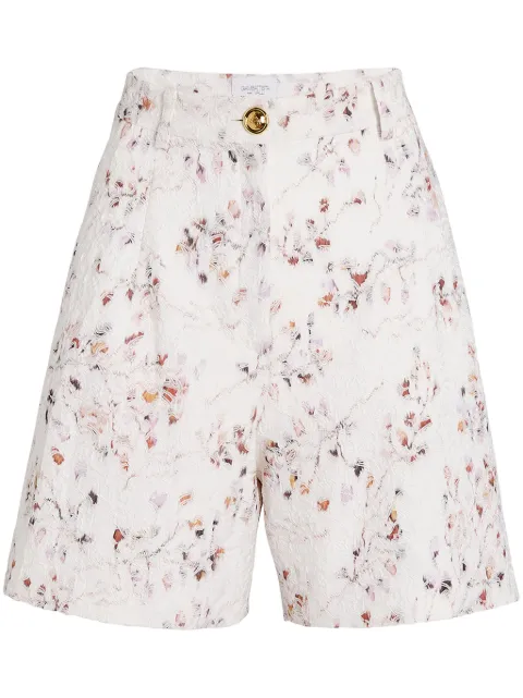 Giambattista Valli shorts con motivo en jacquard