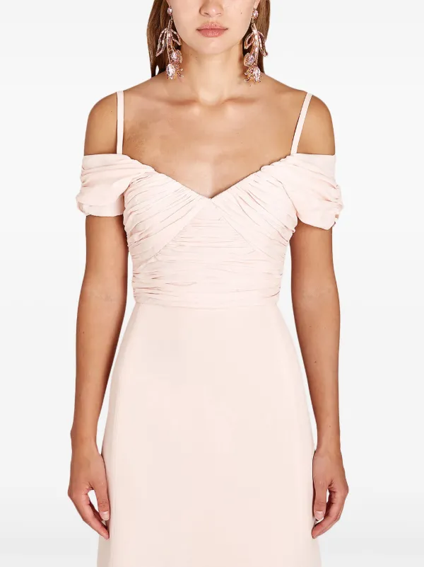 Giambattista Valli ストラップレス ロングドレス | ピンク
