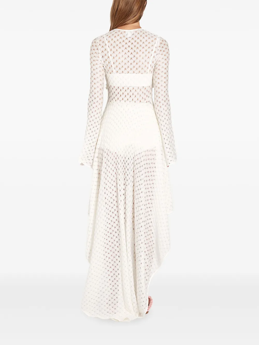 Giambattista Valli Asymmetrische jurk Wit