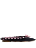 Giambattista Valli bow-detail slippers - Black