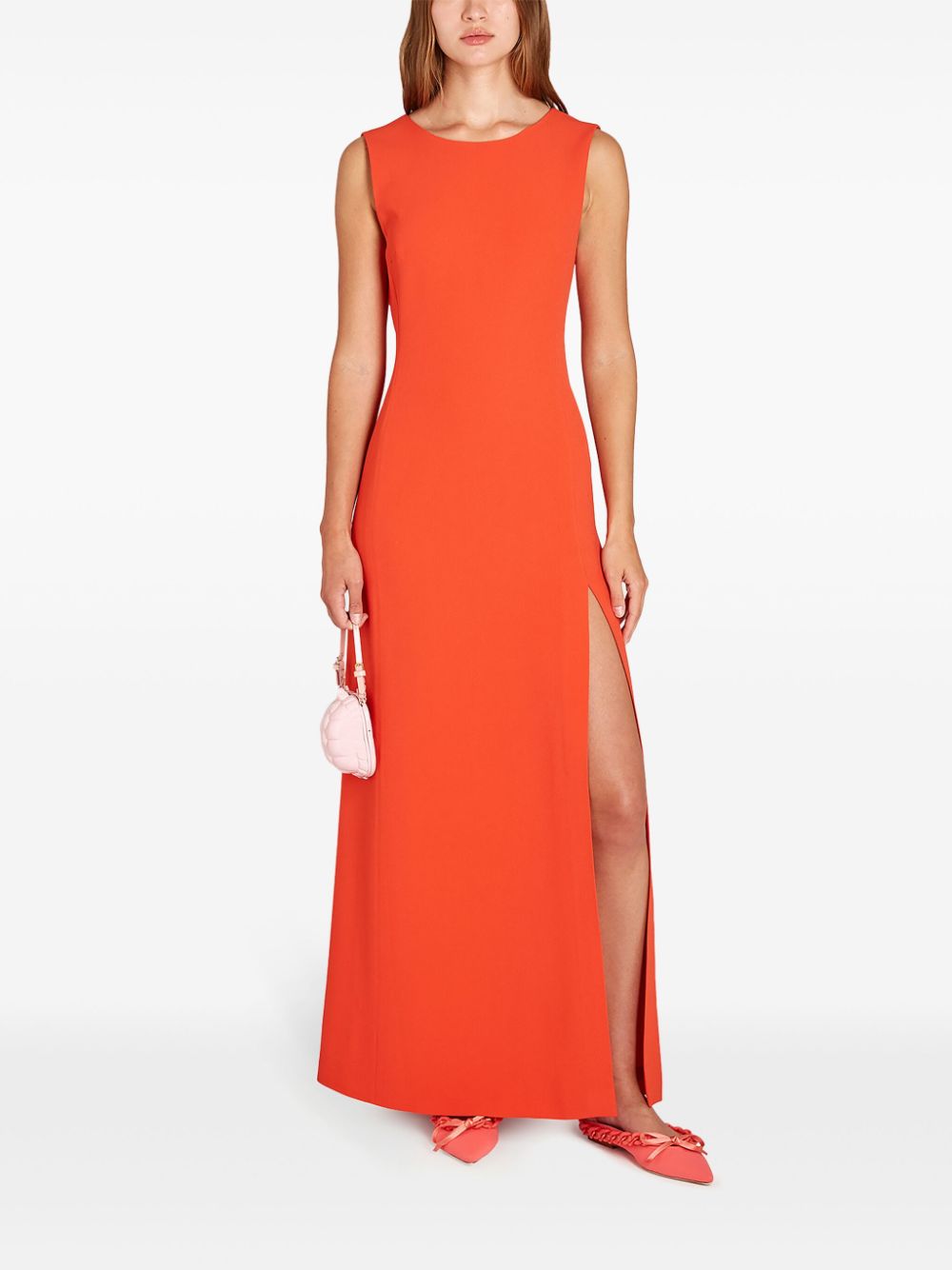 Giambattista Valli crepe maxi dress - Rood