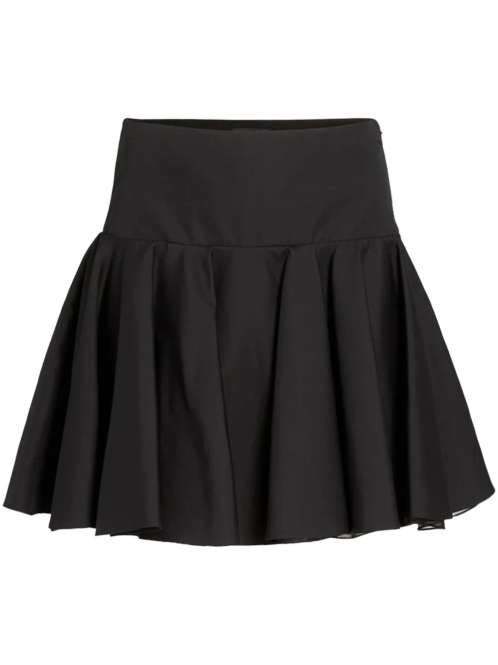 flared popeline skirt