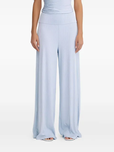 SIGNIFICANT OTHER textured wide-leg trousers