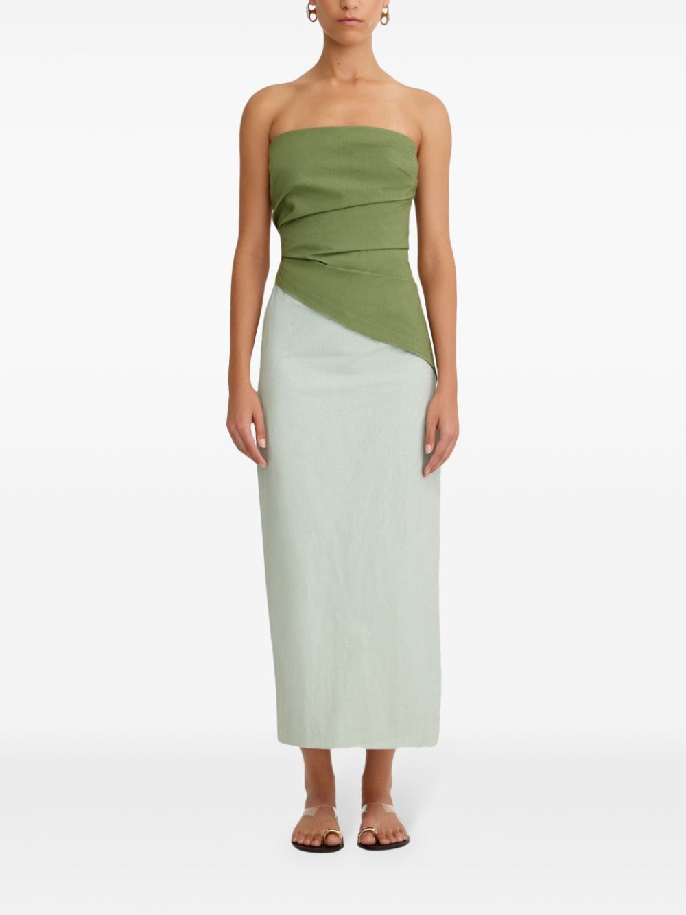 SIGNIFICANT OTHER Cecelia midi dress - Green