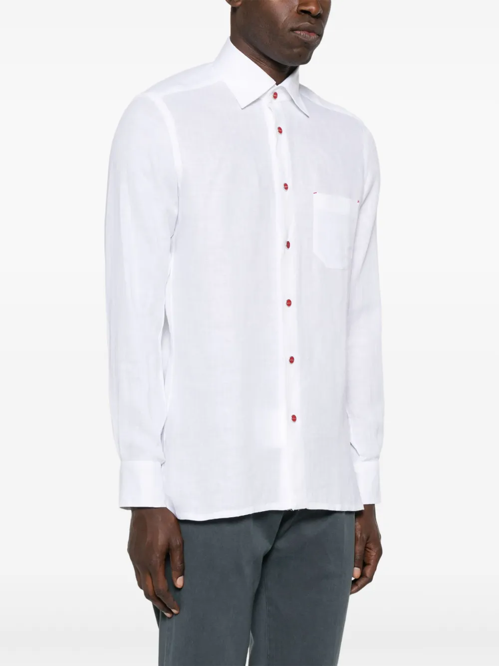KITON LINEN SHIRT