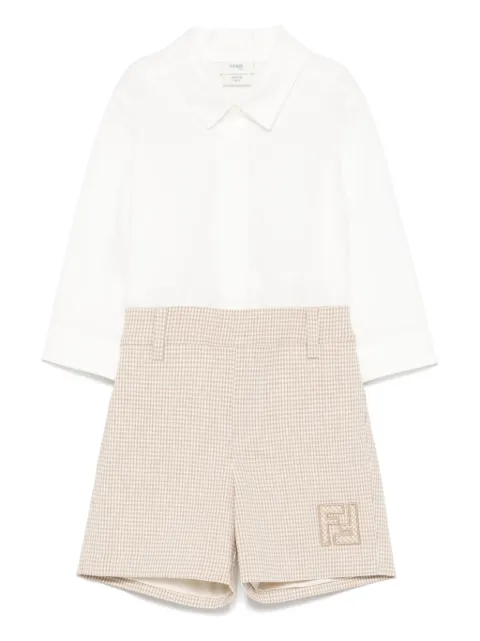Fendi Kids mini-check shorties