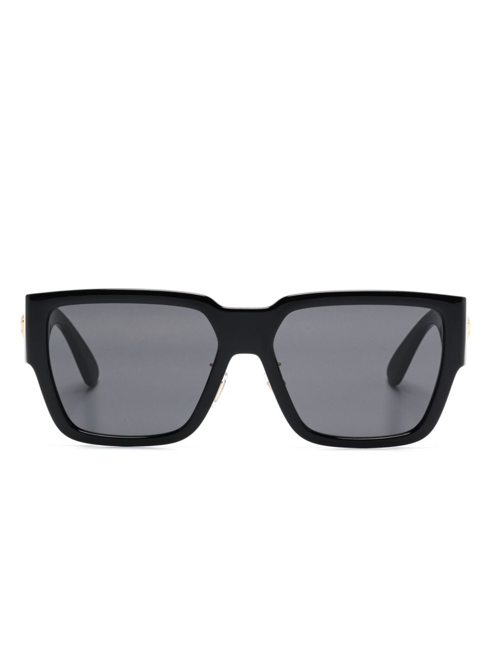 Versace Eyewear Zonnebril met vierkant montuur Zwart