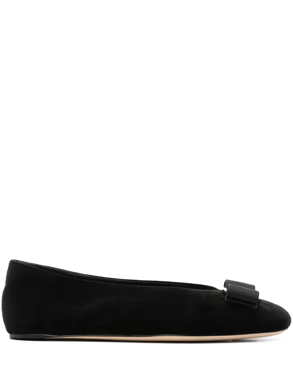 Ferragamo Vara Bow ballet flats Black