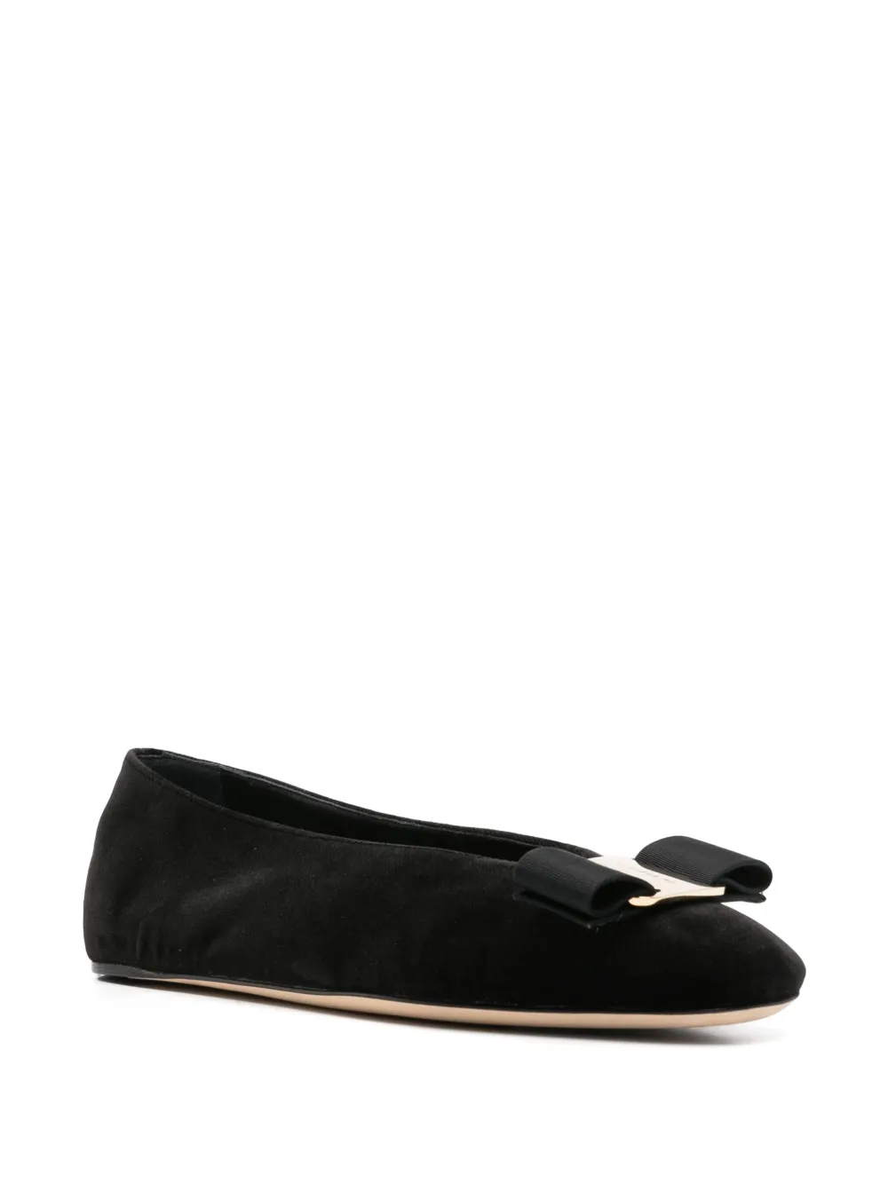 Ferragamo Vara Bow ballet flats Black