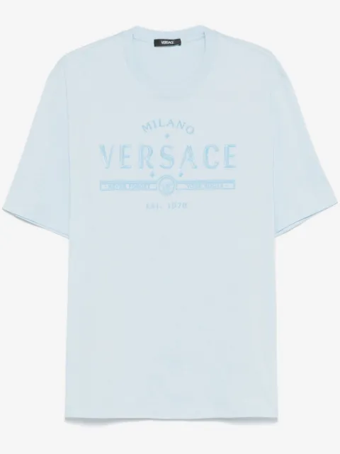 Versace playera con logo estampado