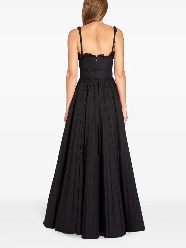ワンピース GIAMBATTISTA VALLI COTTON LONG DRESS Giambattista Valli Cotton Maxi Dress | Black | FARFETCH