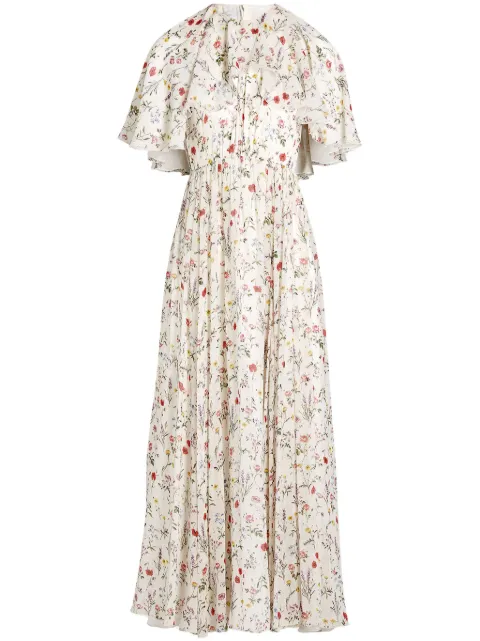 Giambattista Valli Impressionist-print dress 
