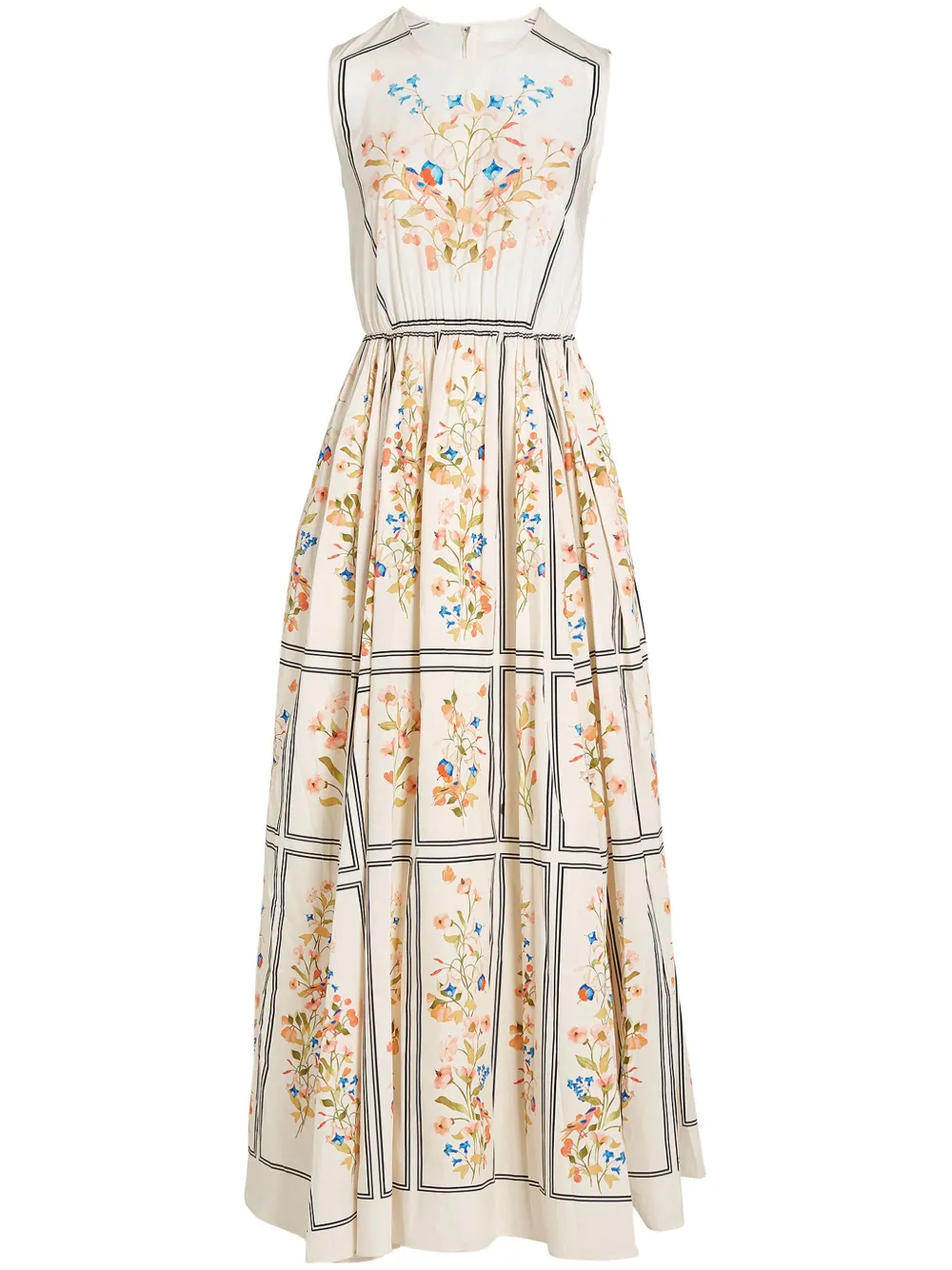 Giambattista Valli Jurk met Scagliola-print Wit