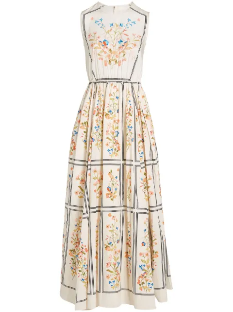 Giambattista Valli Scagliola-print dress 