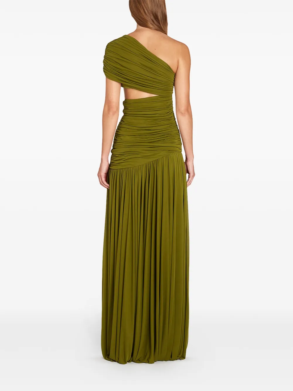Giambattista Valli Asymmetrische maxi-jurk Groen
