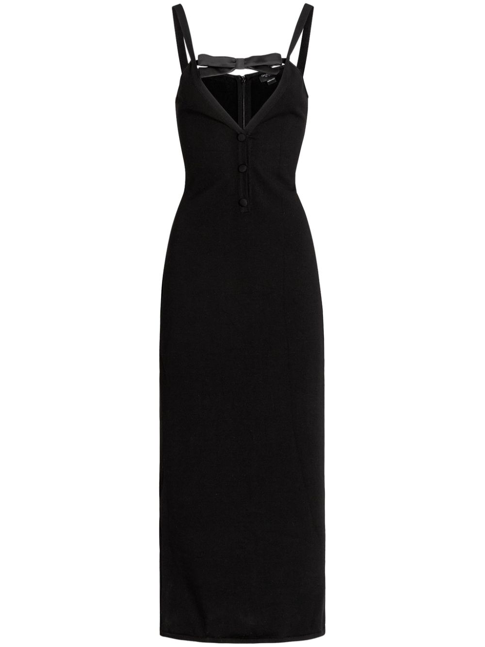 cut-out detailing long dress