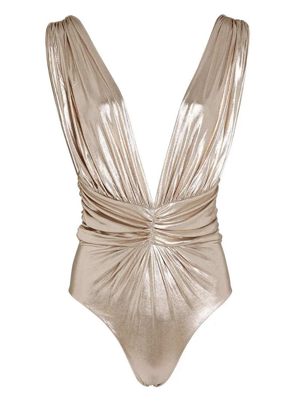 Giambattista Valli Metallic badpak Goud