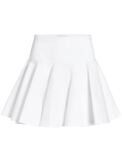 Giambattista Valli poplin flared mini skirt