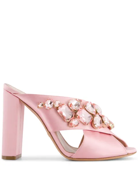 Giambattista Valli mules con detalles de cristal