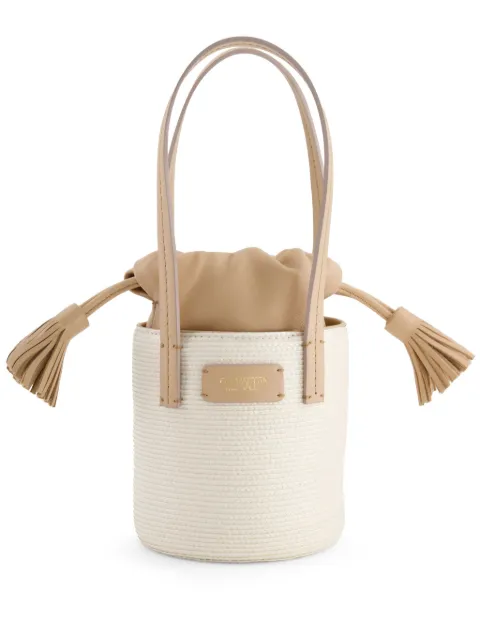 Giambattista Valli logo-patch beach bag