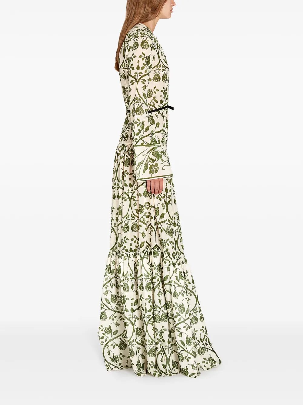 Giambattista Valli Jurk met bloemenprint Groen