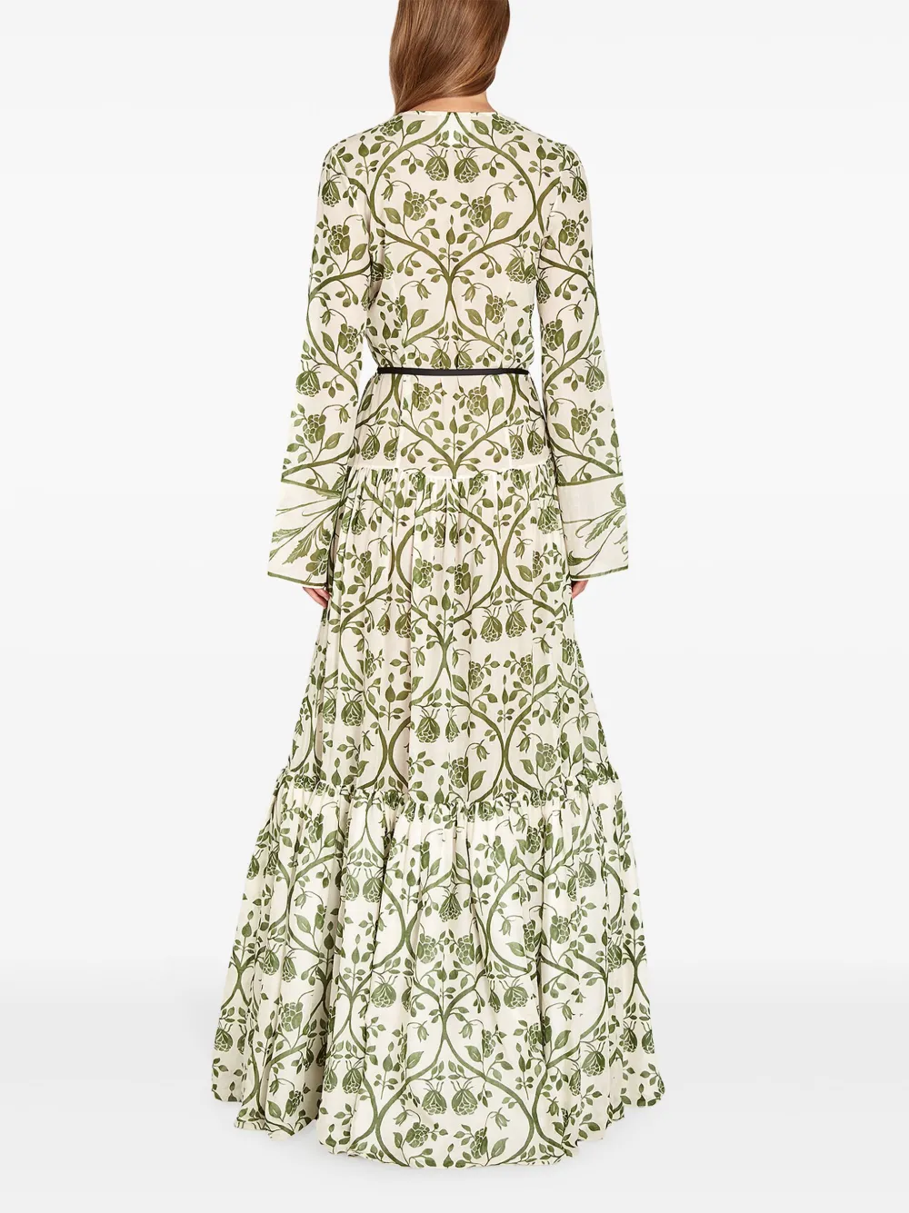 Giambattista Valli Jurk met bloemenprint Groen