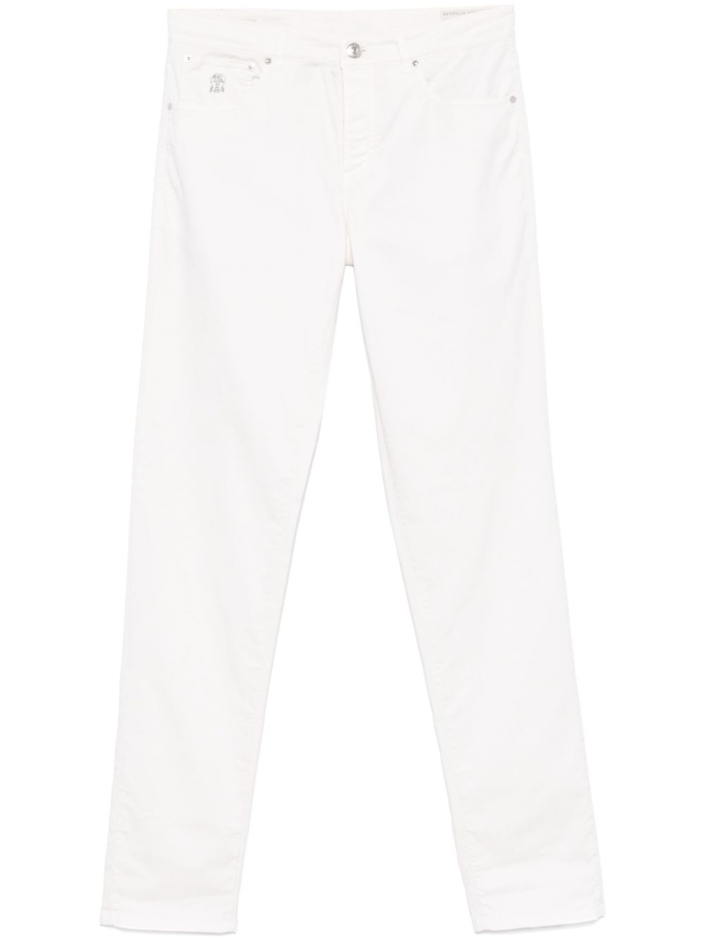 Brunello Cucinelli straight-leg trousers - White