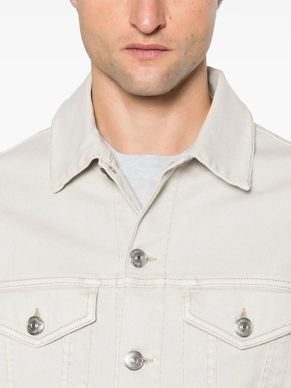 Brunello Cucinelli Denim jack Beige