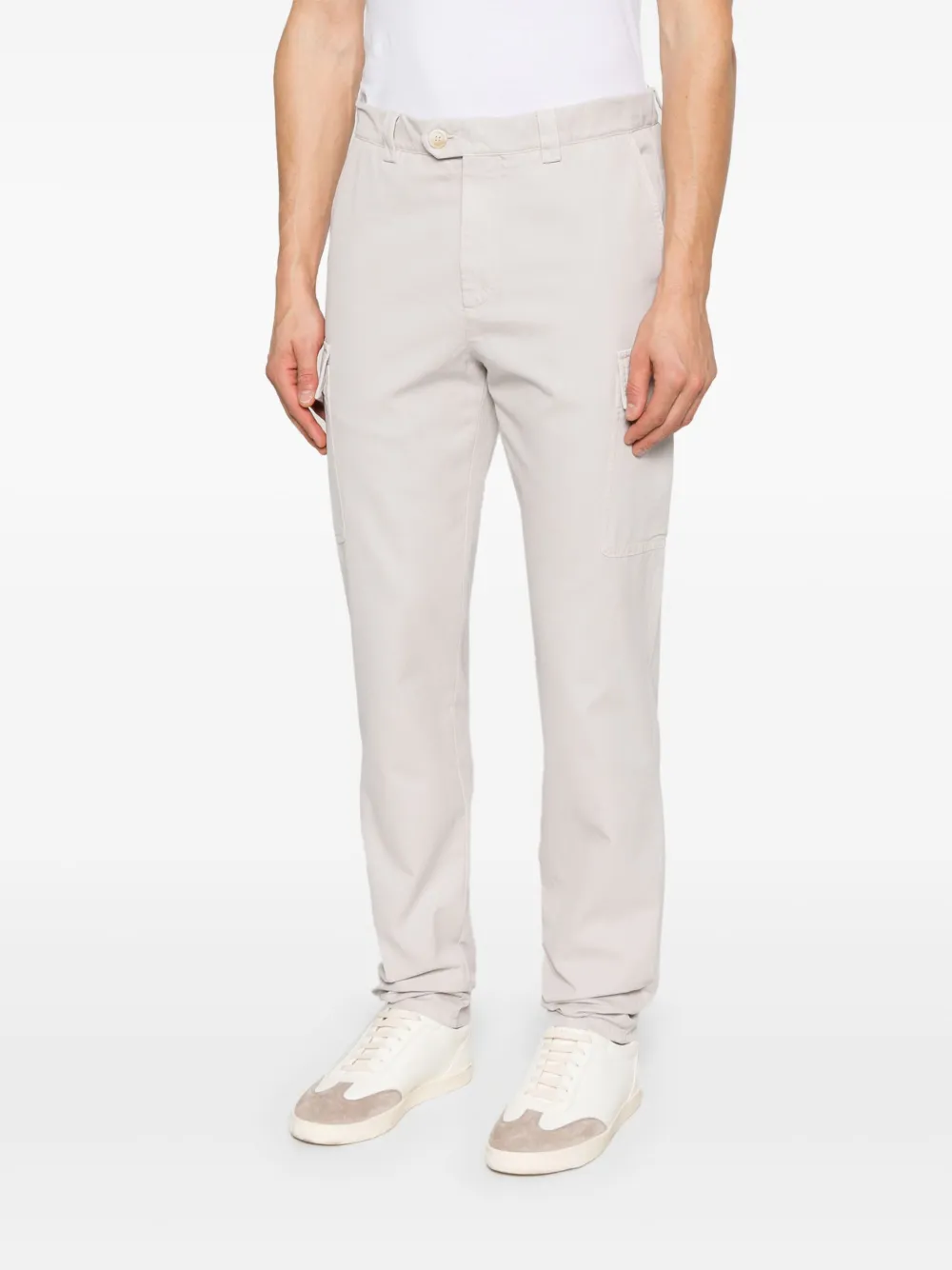 Brunello Cucinelli Straight cargo broek Beige