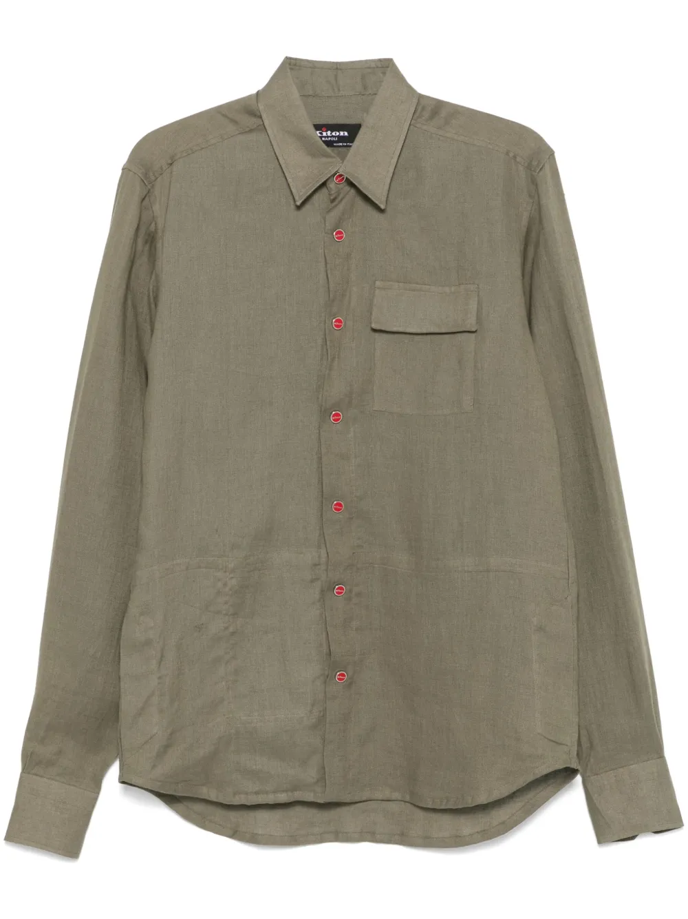 KITON LINEN SHIRT 