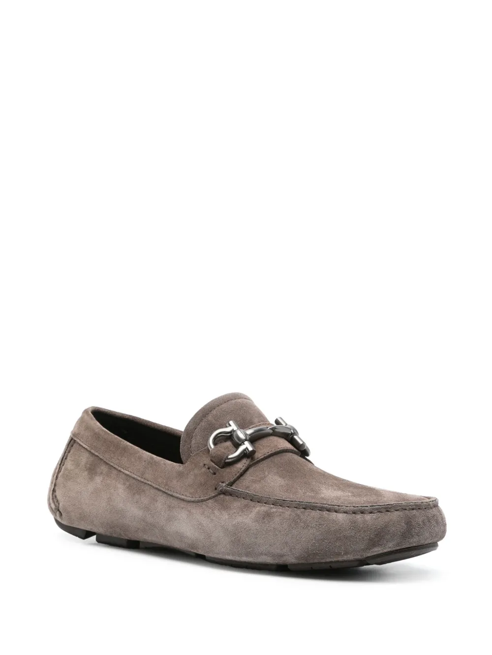 Ferragamo Loafers met Gancini-plakkaat - Bruin