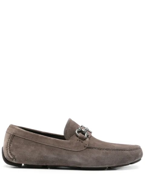 Ferragamo Gancini-plaque loafers