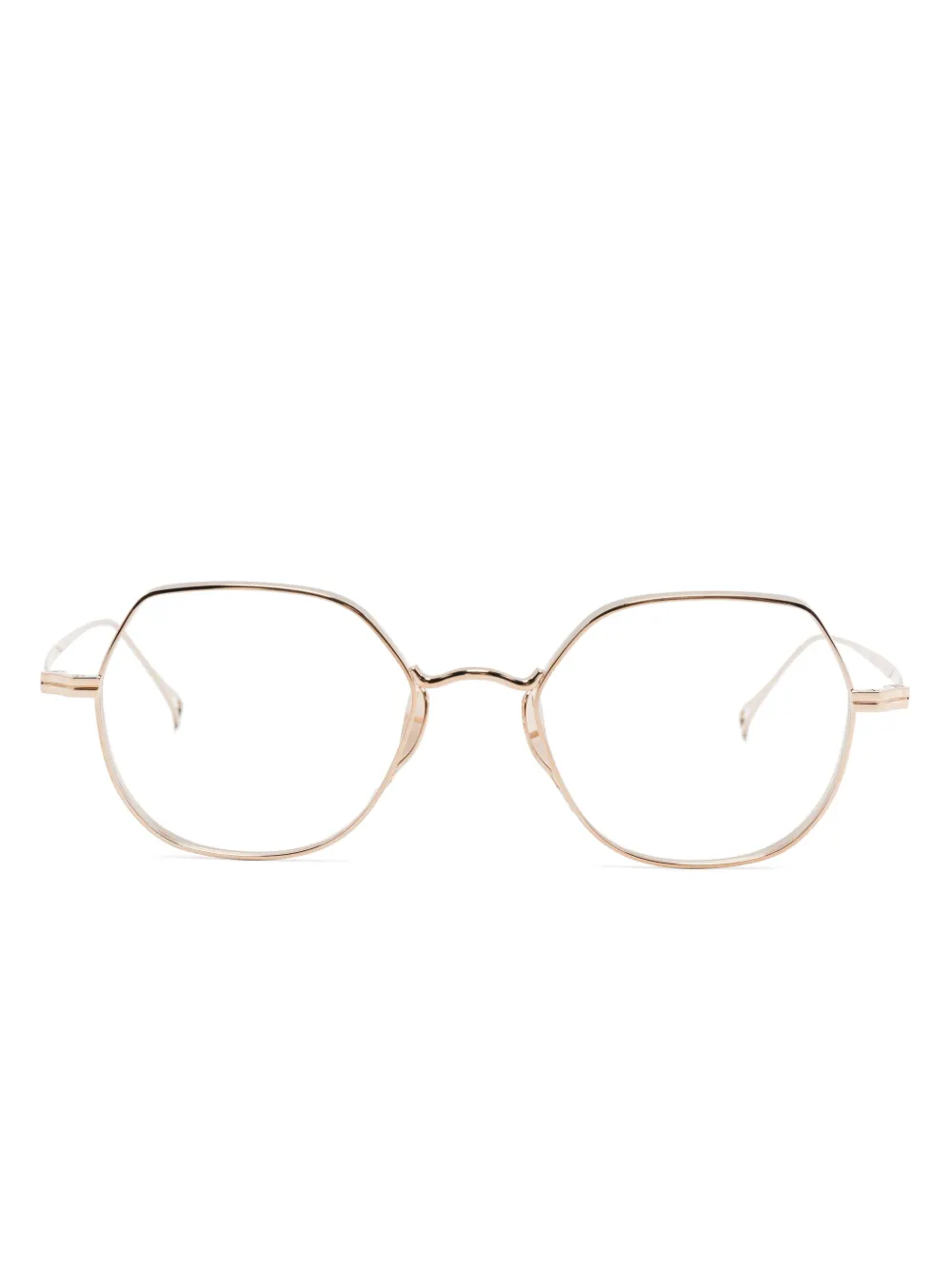 Kame Mannen lunettes de vue à monture géométrique | or | Image 1