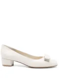 Ferragamo 35mm Viva-Bow pumps - Neutrals