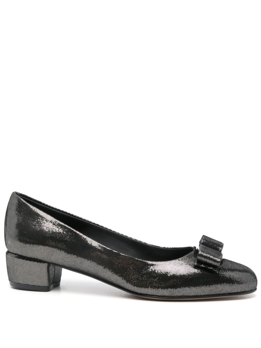 Ferragamo 35 mm Viva Bow pumps Zwart