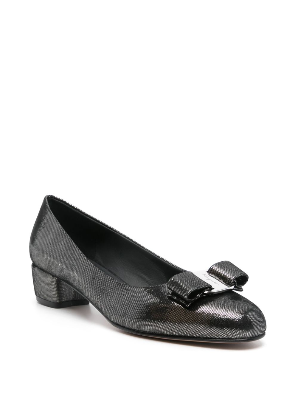 Ferragamo 35 mm Viva Bow pumps - Zwart