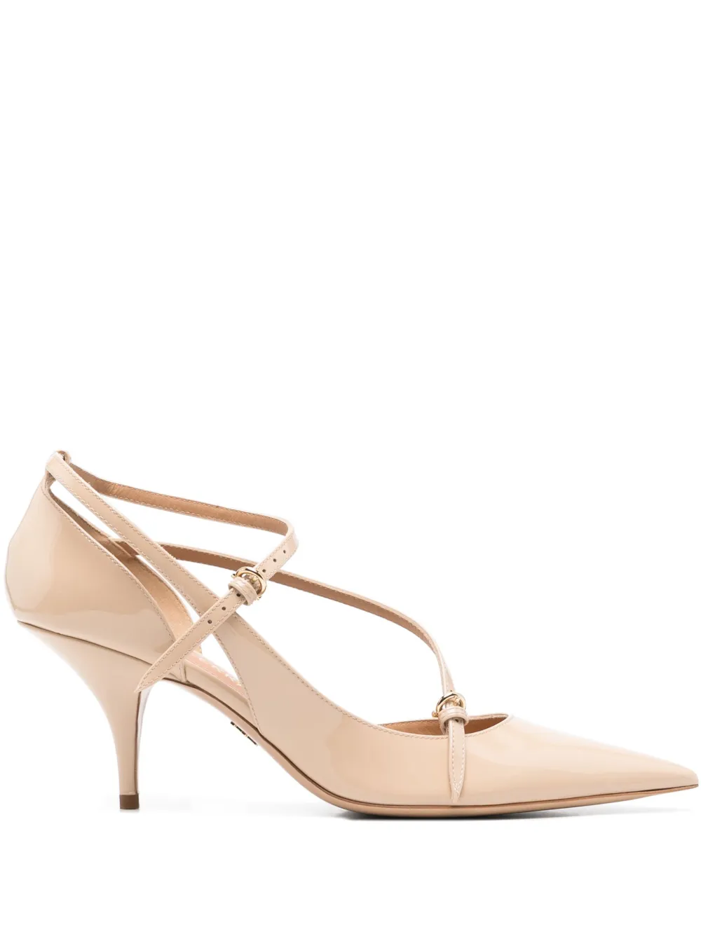 Ferragamo 70mm strappy pump Neutrals