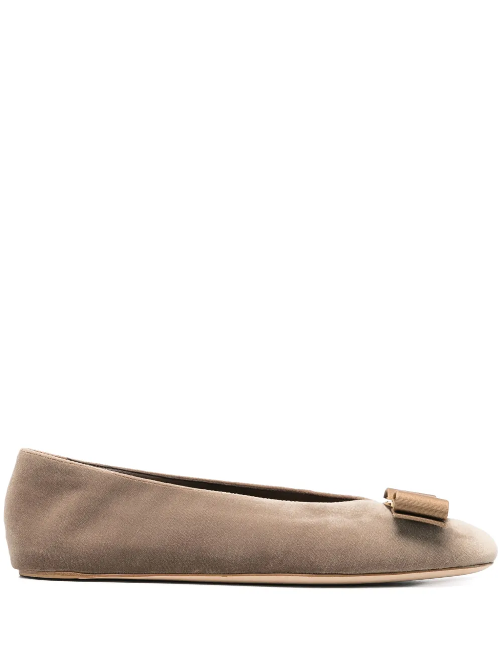 Ferragamo Vara Bow ballet flats Neutrals