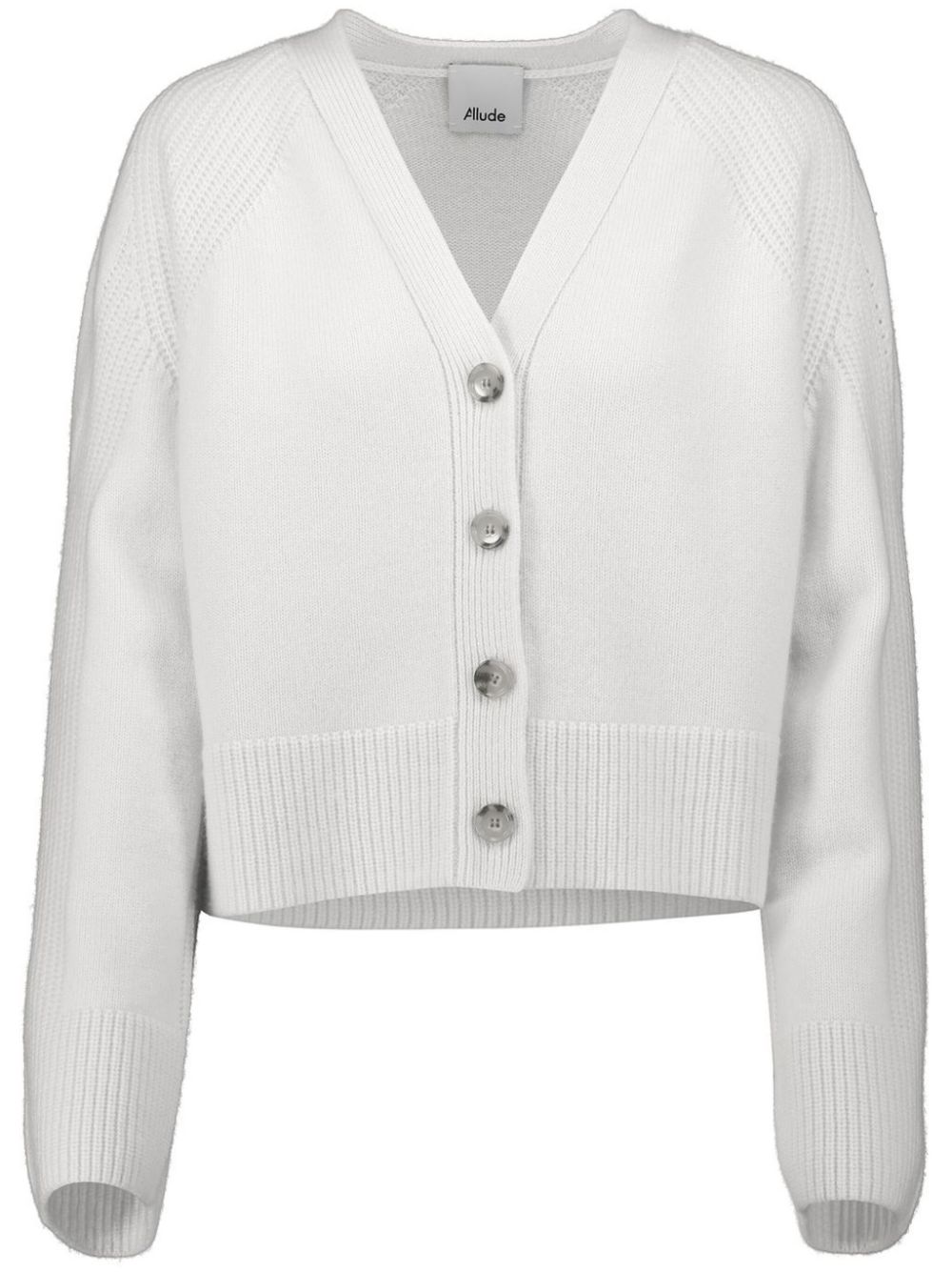 buttoned v-neck cardigan