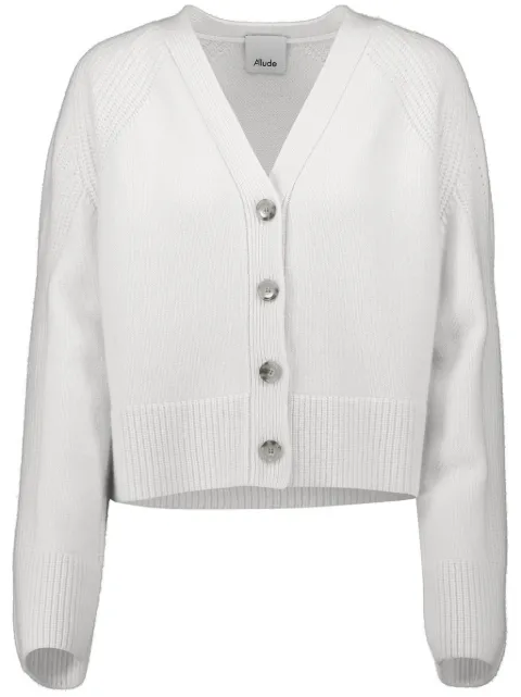 Allude buttoned v-neck cardigan 
