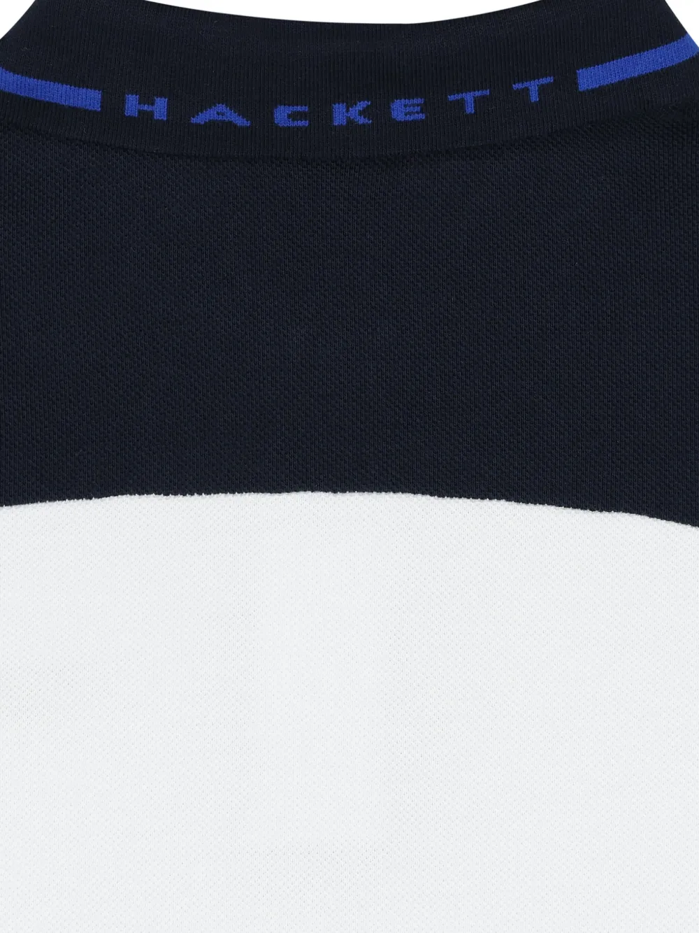 Hackett Kids Poloshirt met geborduurd logo Wit