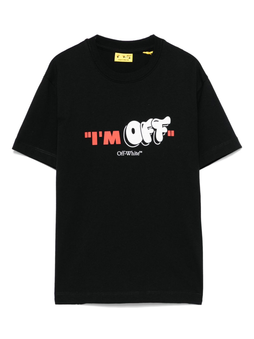 Off-White Kids T-shirt met logoprint Zwart